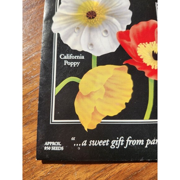 Wildflowers of the San Francisco & Bay Seed Packet Post Card Unused 2000 - Picture 2 of 10